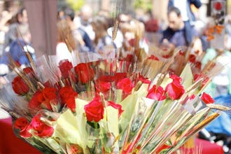 ¿Cuántos libros y rosas se venden en Sant Jordi?